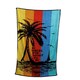 image 1 of Palm Tree Beach Towel 85x160cm Multi | One size