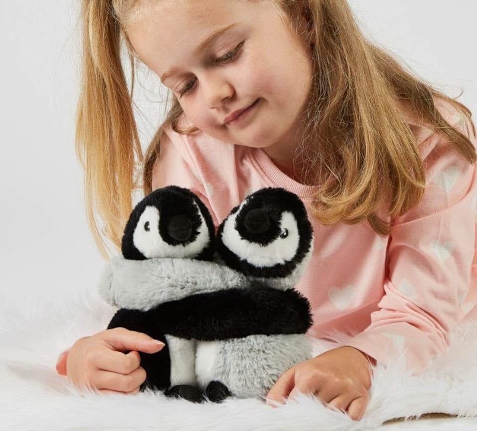 image 1 of Warmies Warm Hugs Penguins Microwavable Soft Toy
