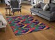 image 2 of Abstract Ethnic Ikat Pattern Rug | Multi