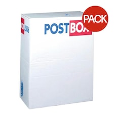 County Stationery Parcel Box (Pack of 15) - White - 318mm x 224mm x 80mm