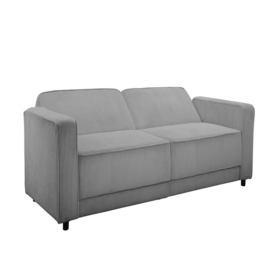 image 1 of Allie 3 Sofabed Grey Corduroy Grey | Grey