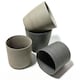 image 5 of Primrose Garden Cone Patterned Ginger Root Stone-Effect Resin Planter 43cm