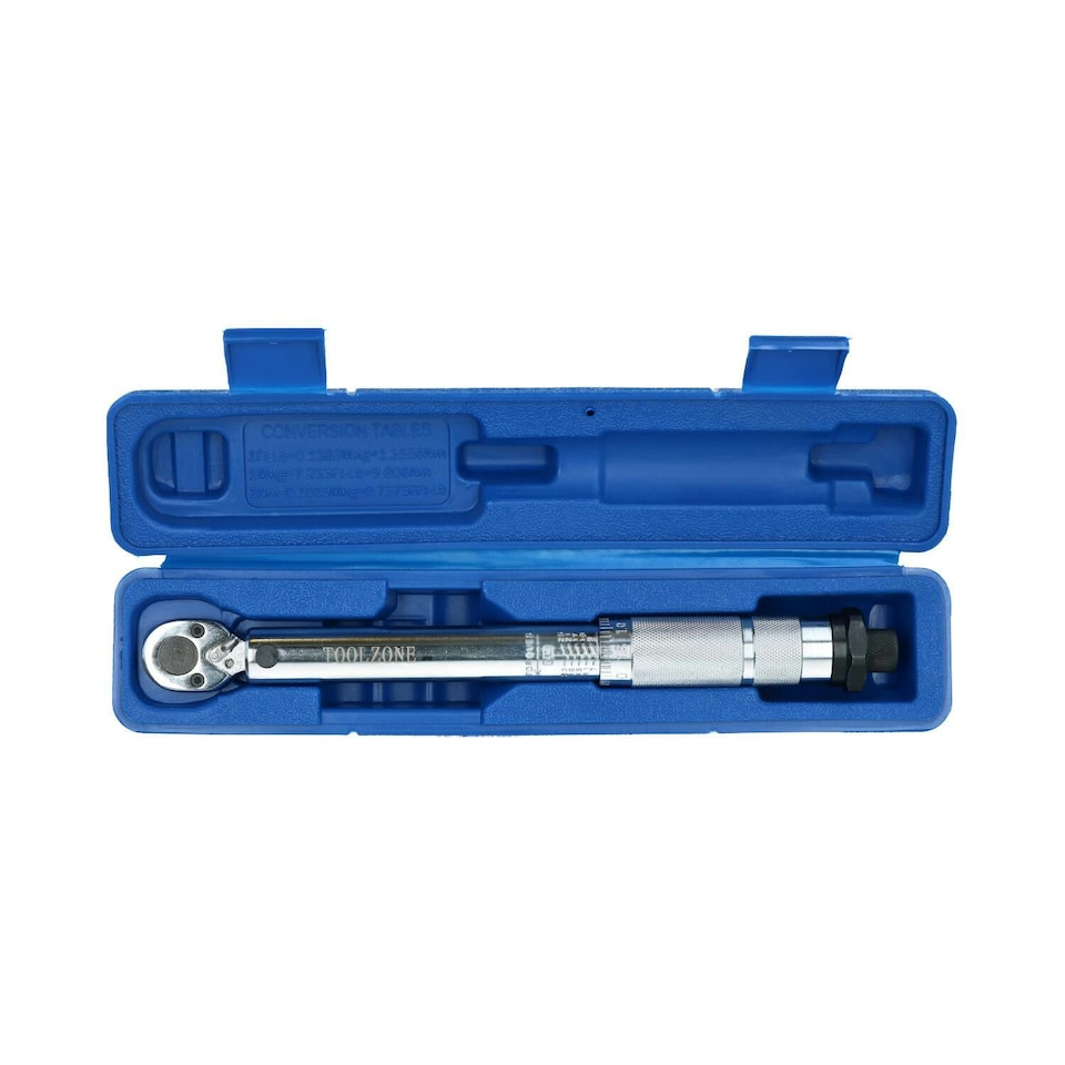 image 1 of 3/8" Drive Click Torque Ratchet Wrench 5 - 25Nm / 4 - 18 ft/lbs Fully Adjustable