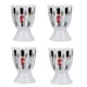 image 1 of KitchenCraft Egg Cup Set White Childrens 4 Piece
