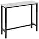 image 1 of HOMCOM Bar Table Coffee Table with Adjustable Footpads for Breakfast Dining
