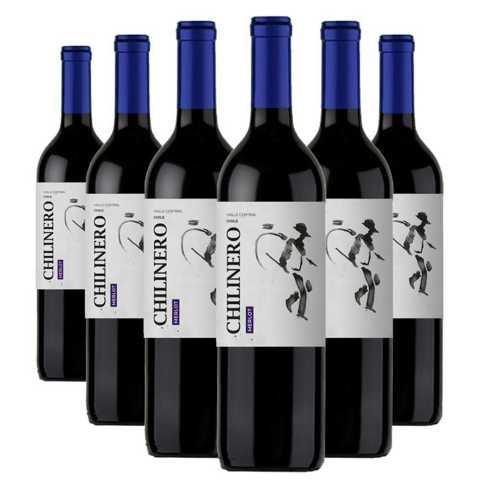 Case of 6 Chilinero Merlot 75cl Red Wine