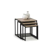 Classic Sonoma Oak Nest of Tables Brown