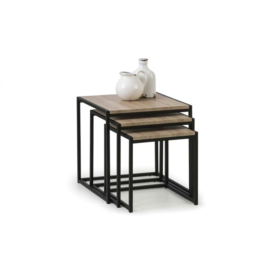 image 1 of Classic Sonoma Oak Nest of Tables Brown