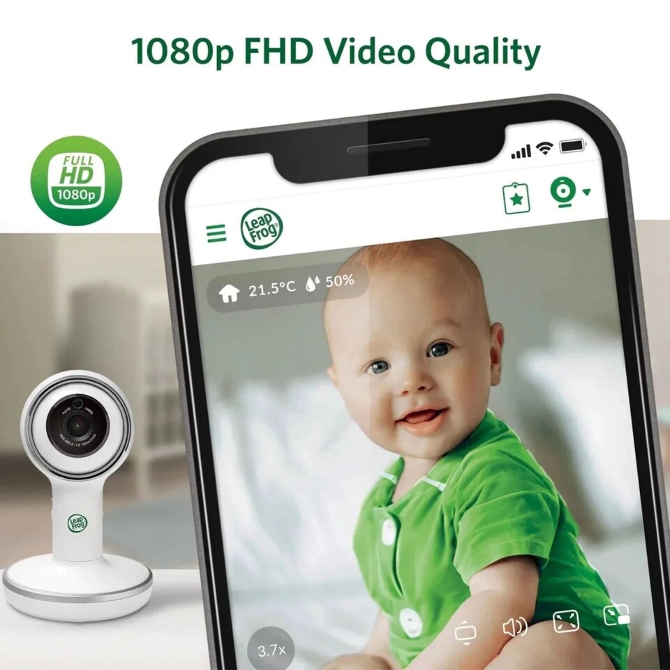 image 1 of LeapFrog LF5817HD 7" Wi-Fi HD Over-the-Cot Baby Monitor