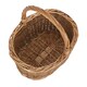 image 2 of Small Childs Country Oval Wicker Shopping Basket | Brown | Brown | S