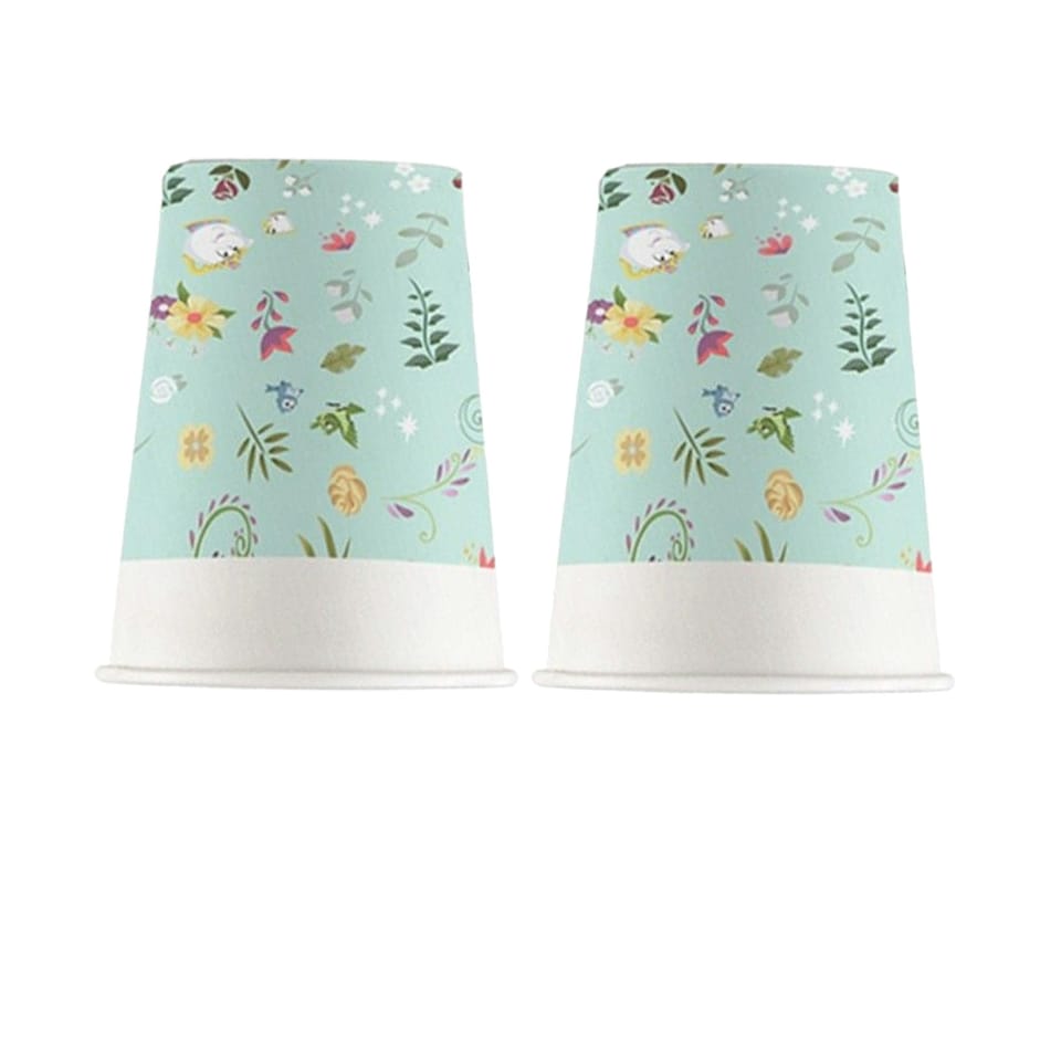 image 1 of Disney Princess True Plastic Party Cup (Pack of 8) - White/Teal/Yellow - One Size
