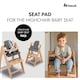 image 2 of hauck Highchair Baby Seat Pad - Dark Grey