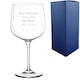 image 1 of Personalised Engraved Gin Balloon Cocktail Glass for Friend Birthday