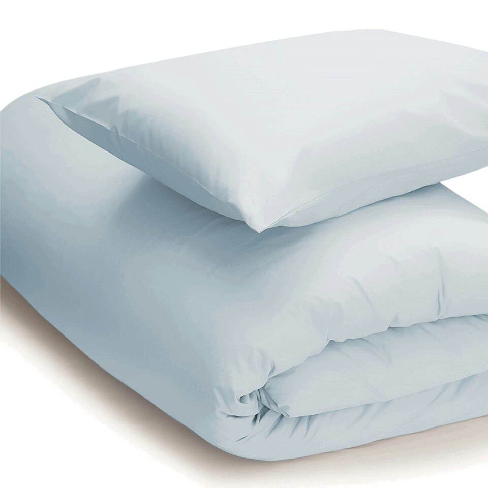 Belledorm Easycare Percale Duvet Cover - Duck Egg Blue - Single
