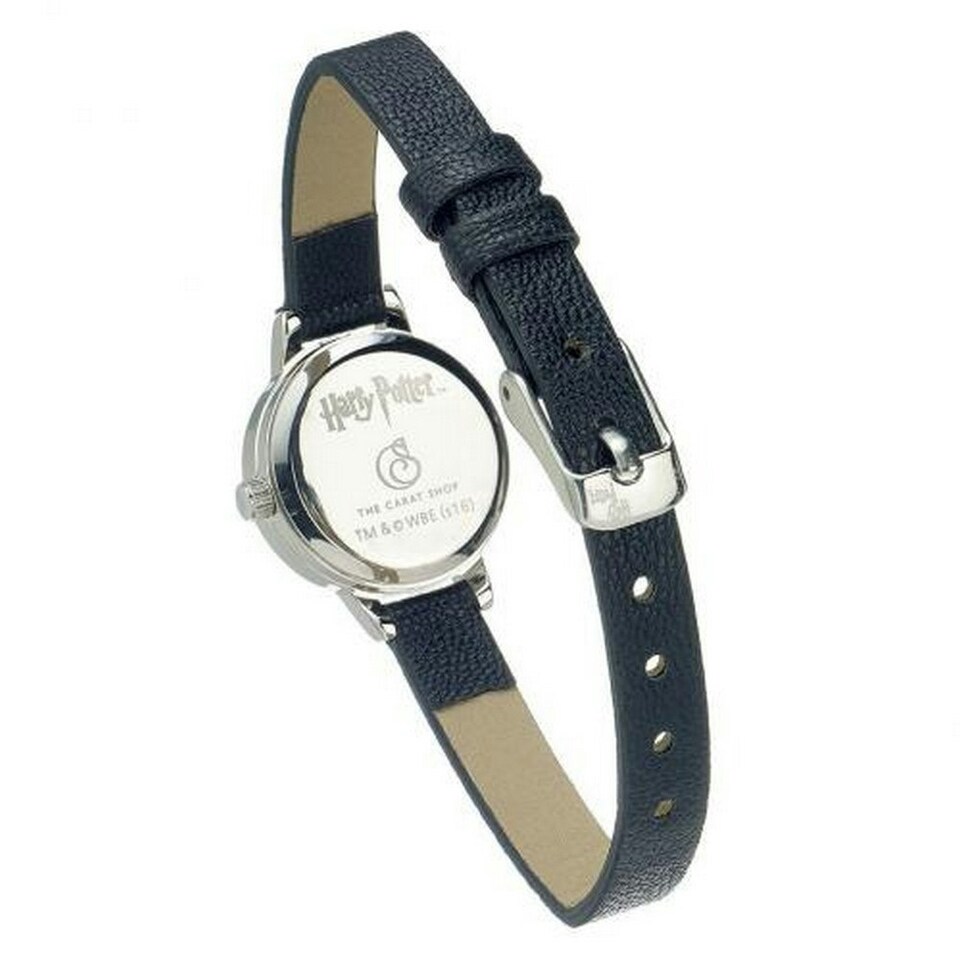 image 1 of Harry Potter Womens/Ladies Deathly Hallows Faux Leather Watch - Black - One Size