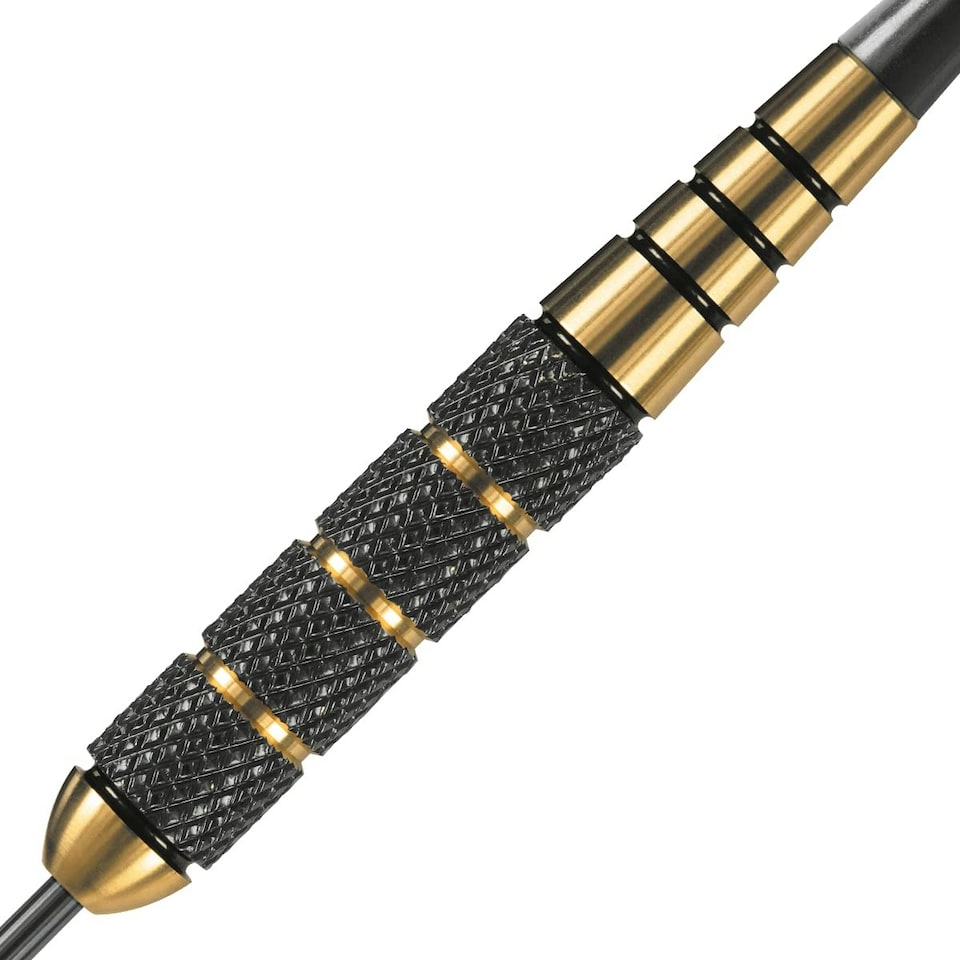 image 1 of Harrows Voodoo Brass Steel Tip Darts Set 19g, 21g, 23g, 25g & 27g - Includes Speedline shafts, Marathon Gold Flights & Travel Case, (23g)