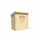 image 2 of San Jose 175-Log Cabin, Wooden Garden Room, Timber Summerhouse, Home Office - L295 x W213.1 x H210.9 cm Brown