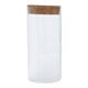 image 1 of Interiors by Premier Large Glass Jar, Eco-Friendly Glass with Airtight Cork Lid and Chalkboard Label, Perfect for Storing Spices