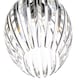 image 3 of Modern Designer Easy Fit Pendant Shade with Beautiful Clear Acrylic Curved Rods | Clear | Transparent | 1