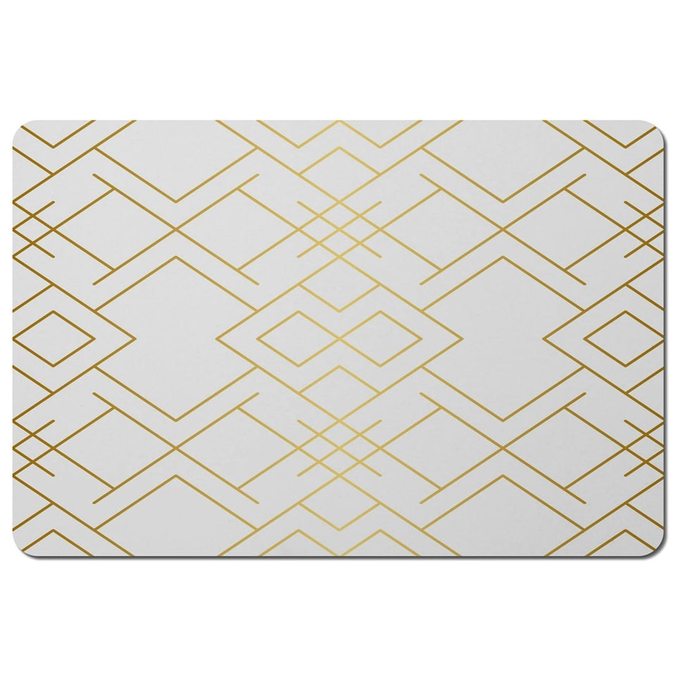 image 1 of Golden Geo Pattern (Placemat)