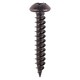 image 1 of Timco - Blackjax Woodscrews - PZ - Round - Black Organic (Size 6 x 5/8 - 200 Pieces)