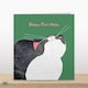 image 2 of Happy Purrthday - Cat Art Card By Paul Delaney