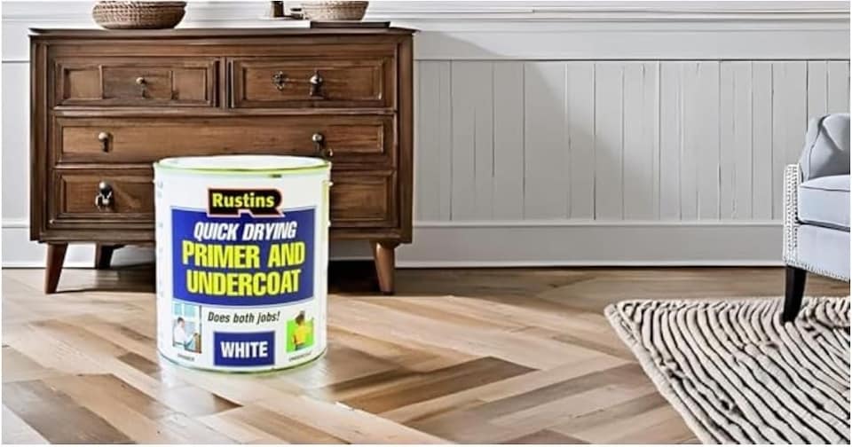 image 1 of Quick Dry Primer & Undercoat White 250ml - RUSQDWPUC250
