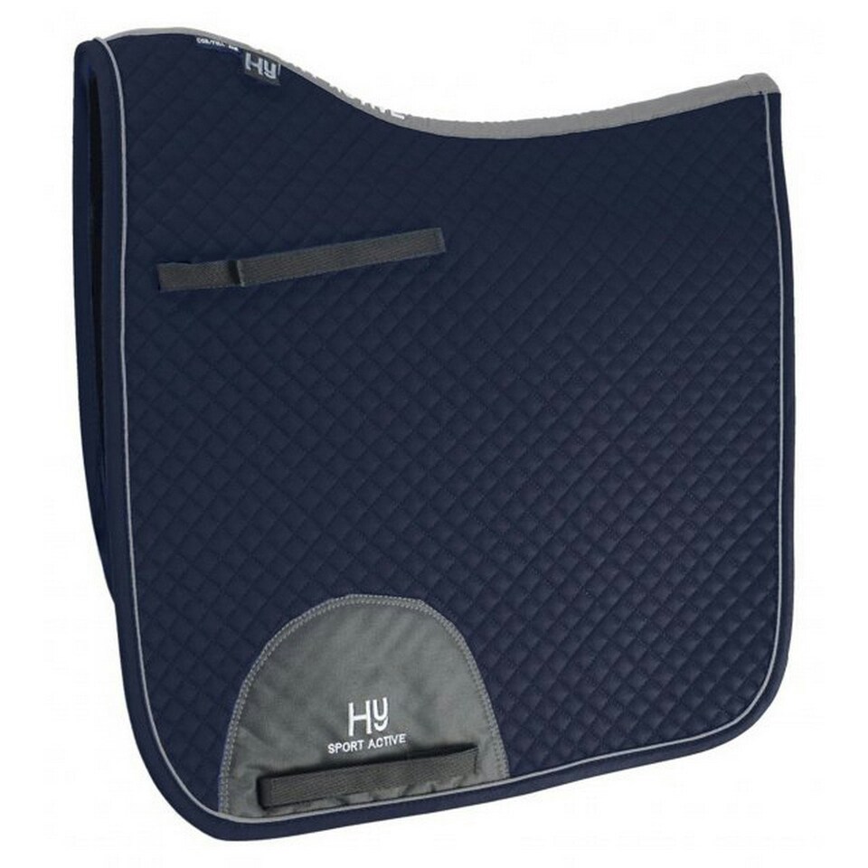 Hy Sport Active Dressage Horse Saddlepad - Midnight Navy - Pony/Cob