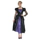 image 1 of Snow White Womens/Ladies The Wicked Queen Costume Dress - Black/Purple - L L