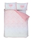 image 3 of Dalmation Polycotton Reversible Duvet Cover Set with Pillowcase | Pink | King