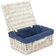 image 5 of 41cm Picnic Basket with Lining White | White | One Size
