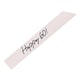 image 1 of Happy 60th Birthday Cream & Black Elegant Milestone Paper Sash Cream | One Size