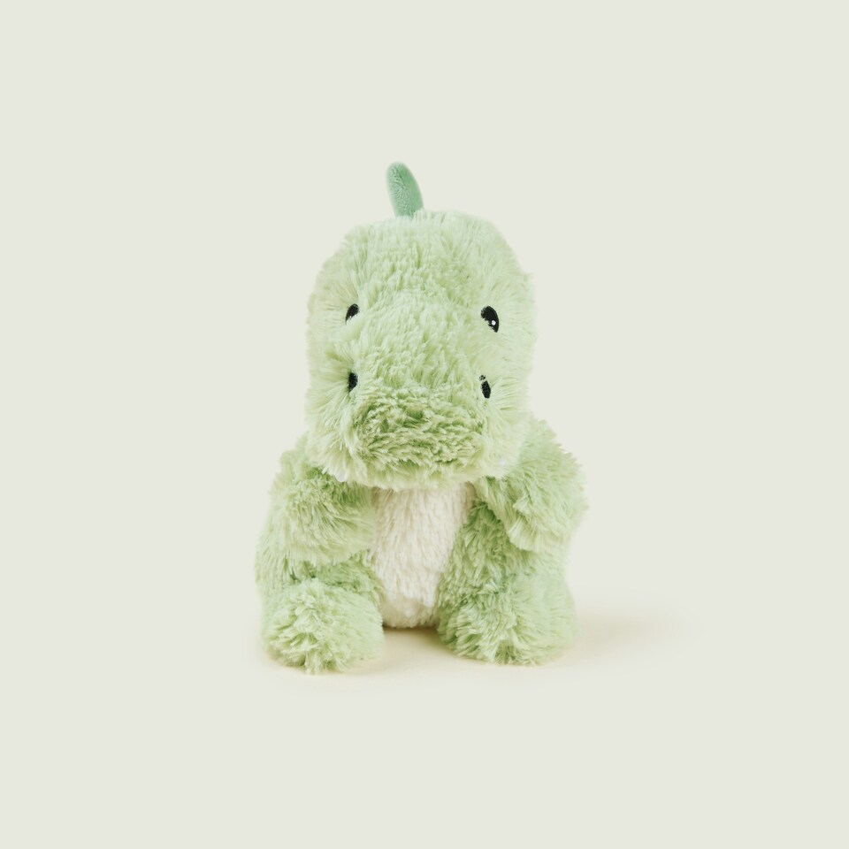 image 1 of Warmies Plush Green Baby Dinosaur LARGE
