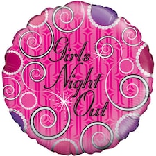 Oaktree 18 Inch Girls Night Out Balloon - Pink/Purple - One Size