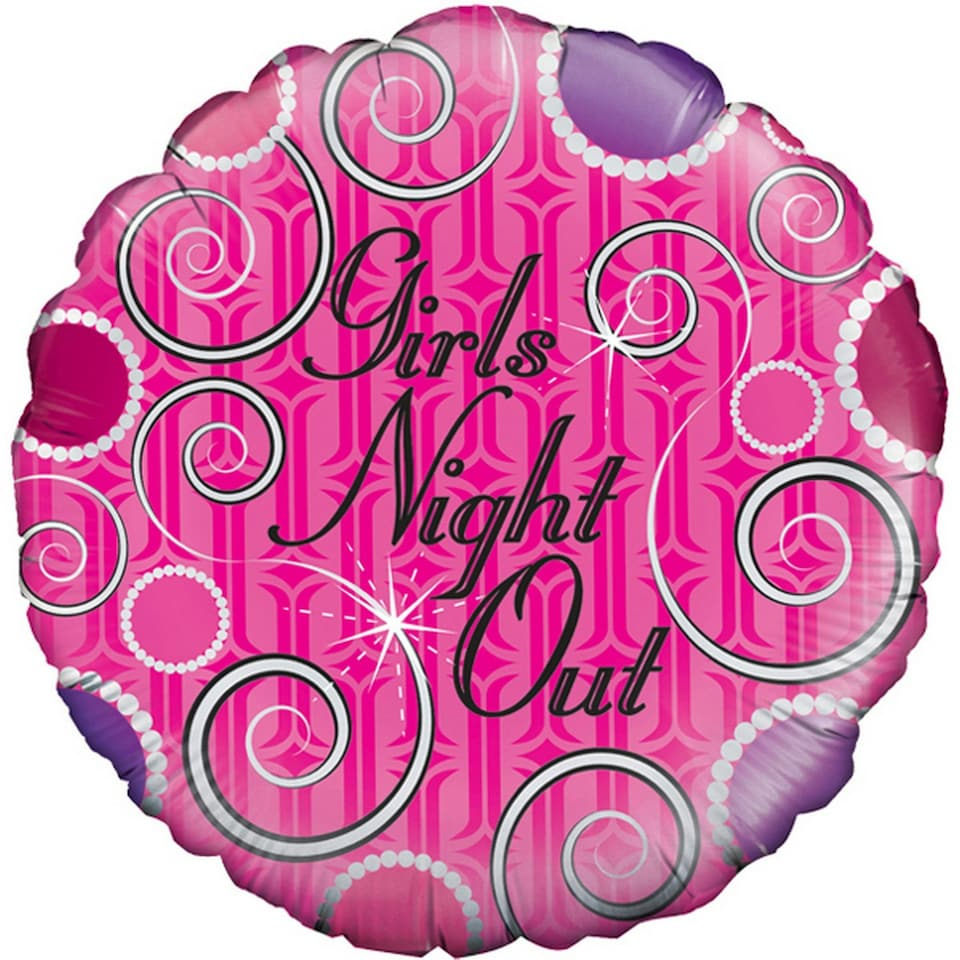 Oaktree 18 Inch Girls Night Out Balloon - Pink/Purple - One Size