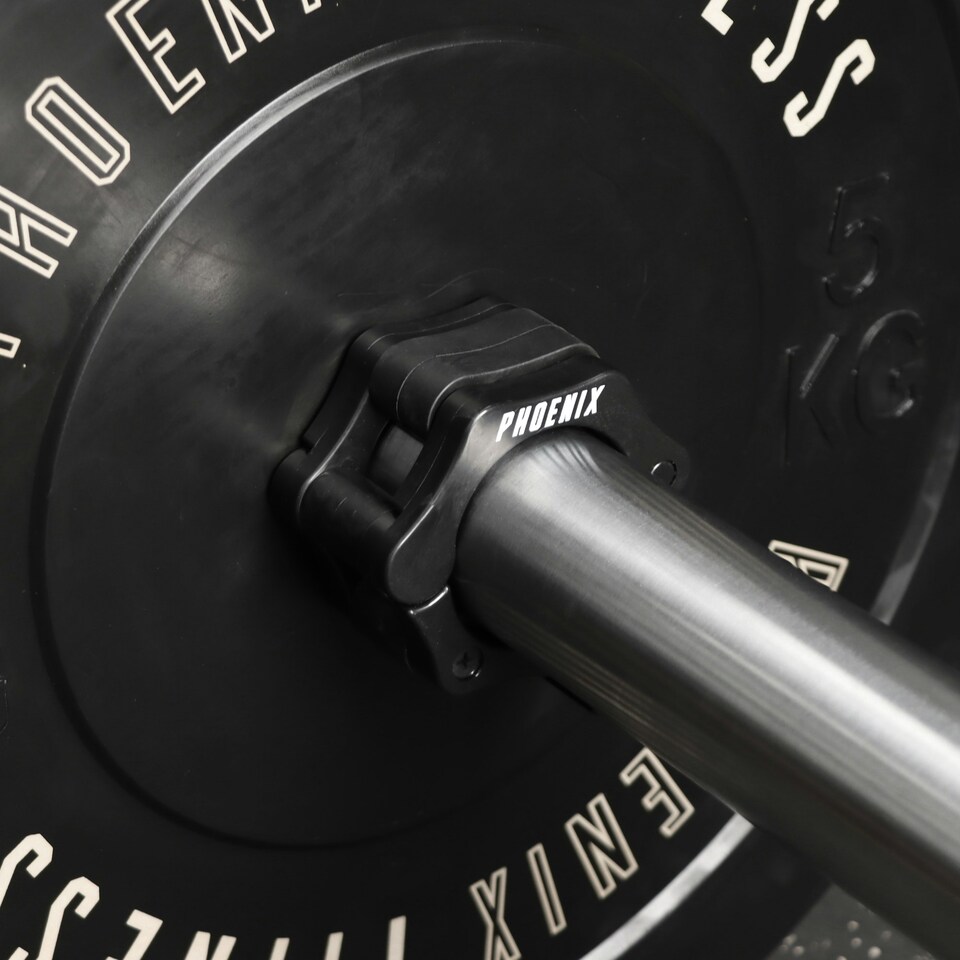 image 1 of Phoenix Fitness Barbell Clamps 2 Inch Black