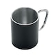 image 2 of MidOcean Trumba Metal Double Wall 300ml Mug - Black - One Size