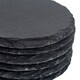 image 4 of Argon Tableware Round Slate Coasters - 10cm - Pack of 6