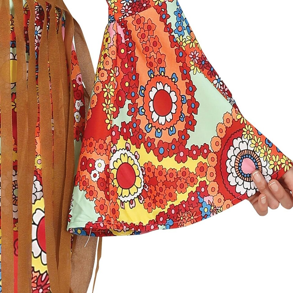 image 1 of Fancy Dress Adult Hippie Women - S
