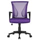 image 1 of Yaheetech Ergonomic Mesh Office Chair Mid-Back 360° Rolling Casters | Purple