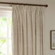 image 4 of Yard Hebden Striped Cotton Natural Pencil Pleat Curtains 117 x 137cm