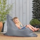 image 3 of Kids Bazaar Bag Grey Indoor Outdoor Kids Bean Bag | Grey | Grey | L | 1