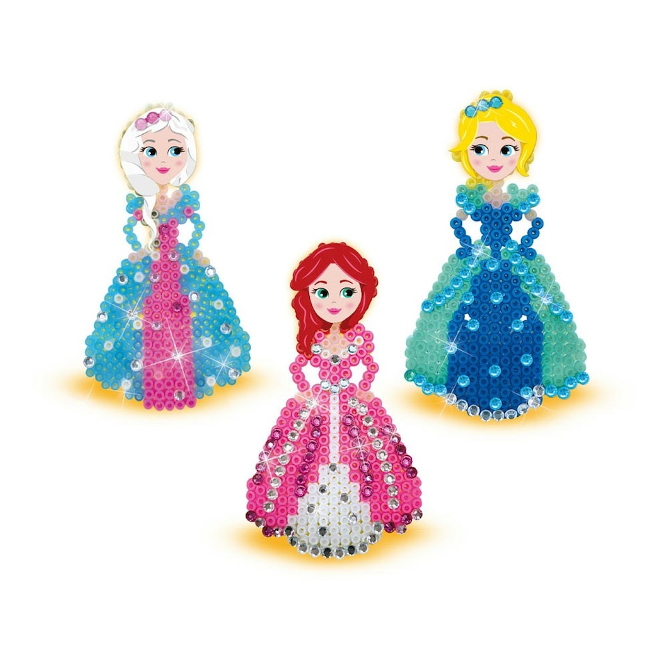 image 1 of SES CREATIVE Princesses Diamond Iron-on Beads Mosaic Set