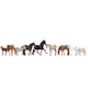 image 1 of Gaugemaster TT120 Horses (9) Figure Set