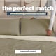 image 6 of Summer Breeze 2.5 Tog Coverless Duvet and Pillowcase Set, Olive and Cream | Green | Olive | Double
