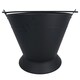 image 2 of Waterloo Style Black Coal Log Burner Scuttle Bucket Wide Mouth Fire Fireplace