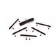 image 6 of Oypla Pack of 10 Brown Wooden Clothes Garment Coat Skirt Trouser Hangers