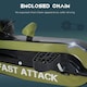 image 5 of HOMCOM Pedal Go Kart Ride On Racer Hand Brake EVA Tyre Adjustable Seat Green