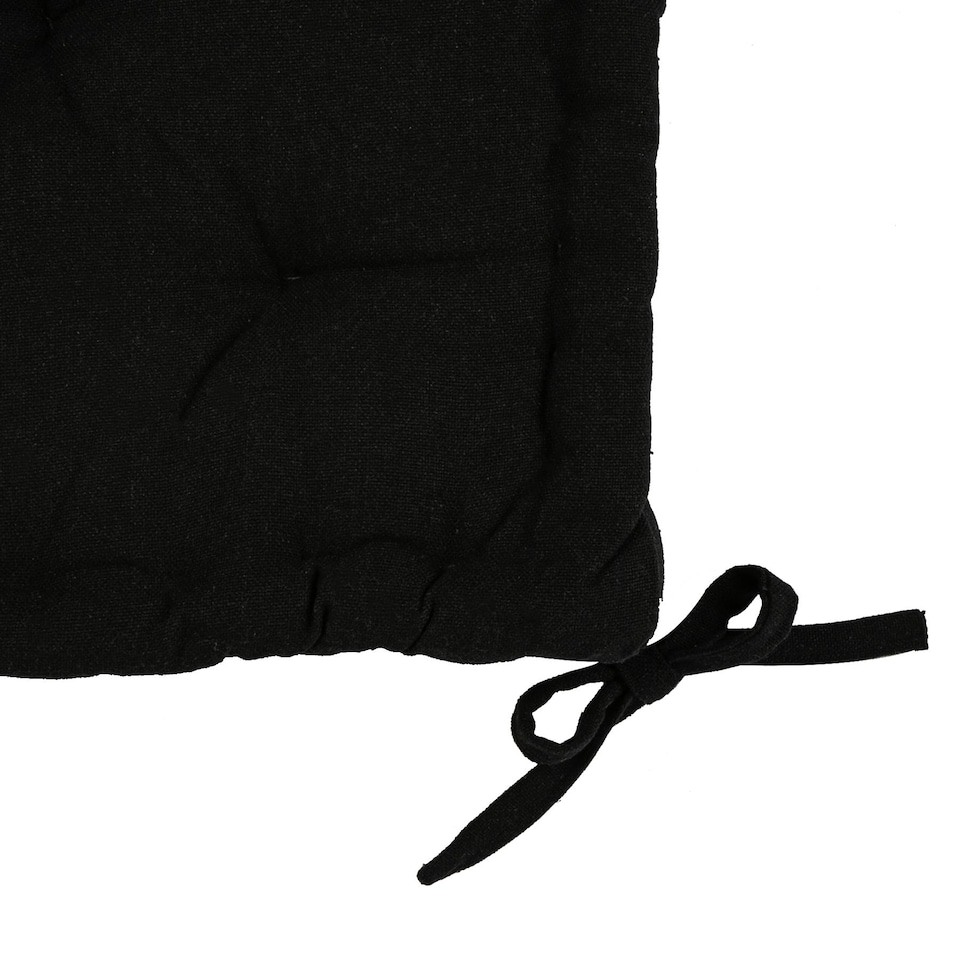 image 1 of Nicola Spring French Mattress Seat Cushion - 40cm - Black | Black | Black