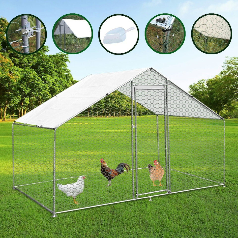 image 1 of Chicken Run 3m x 2m x 2m